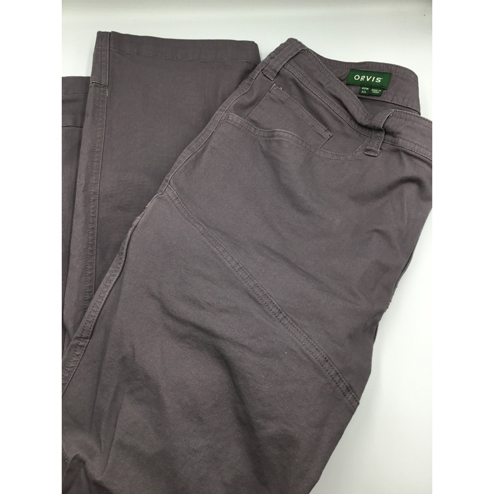 ORVIS Mens 40W 32L (31 inseam)Twill Utility Pants Outdoor Adventure Work